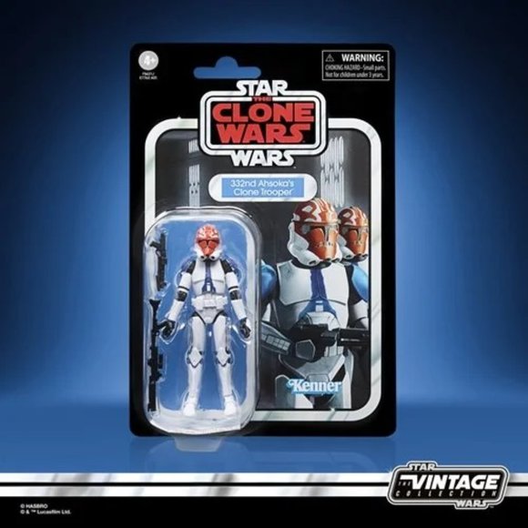 NEW! Star Wars The Vintage Collection 332nd Ahsoka's Clone Trooper 3 3/4" Figure - Picture 2 of 7